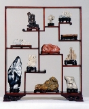 A variety of small stones displayed in 